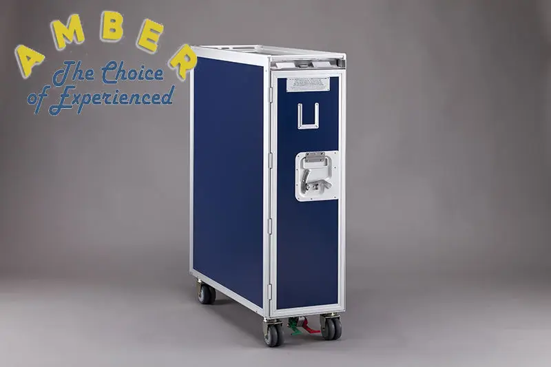 Finishing Atlas Aviation Aluminum Trolley Aircraft Catering Trolley