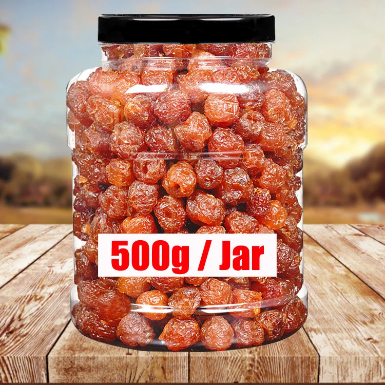 
OEM wholesale 500g jar Sweet and Sour Begonia Dried Fruit Snacks dried fruit food preserved fruit 
