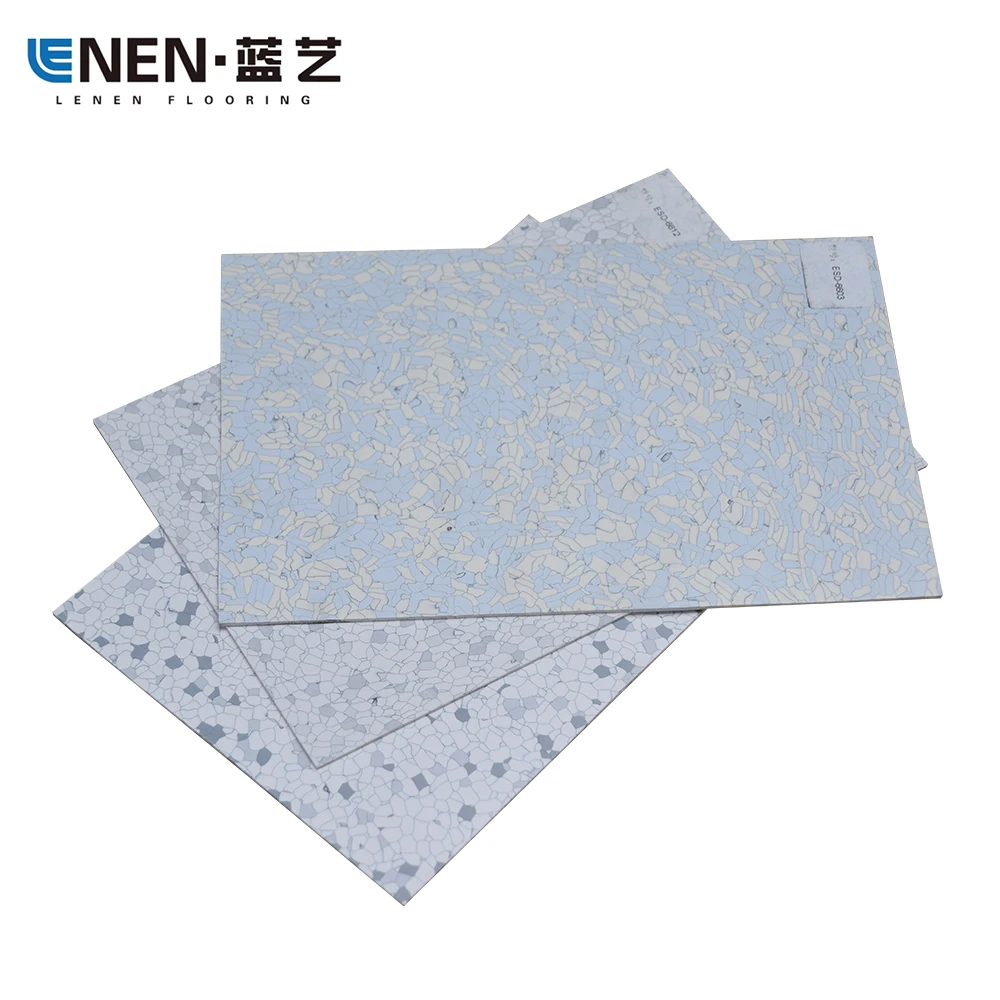 Современный дизайн коммерческий антистатический лист для напольного покрытия из ПВХ толщиной 2 мм эпоксидная проводящая виниловая плитка центров обработки данных пластиковый материал