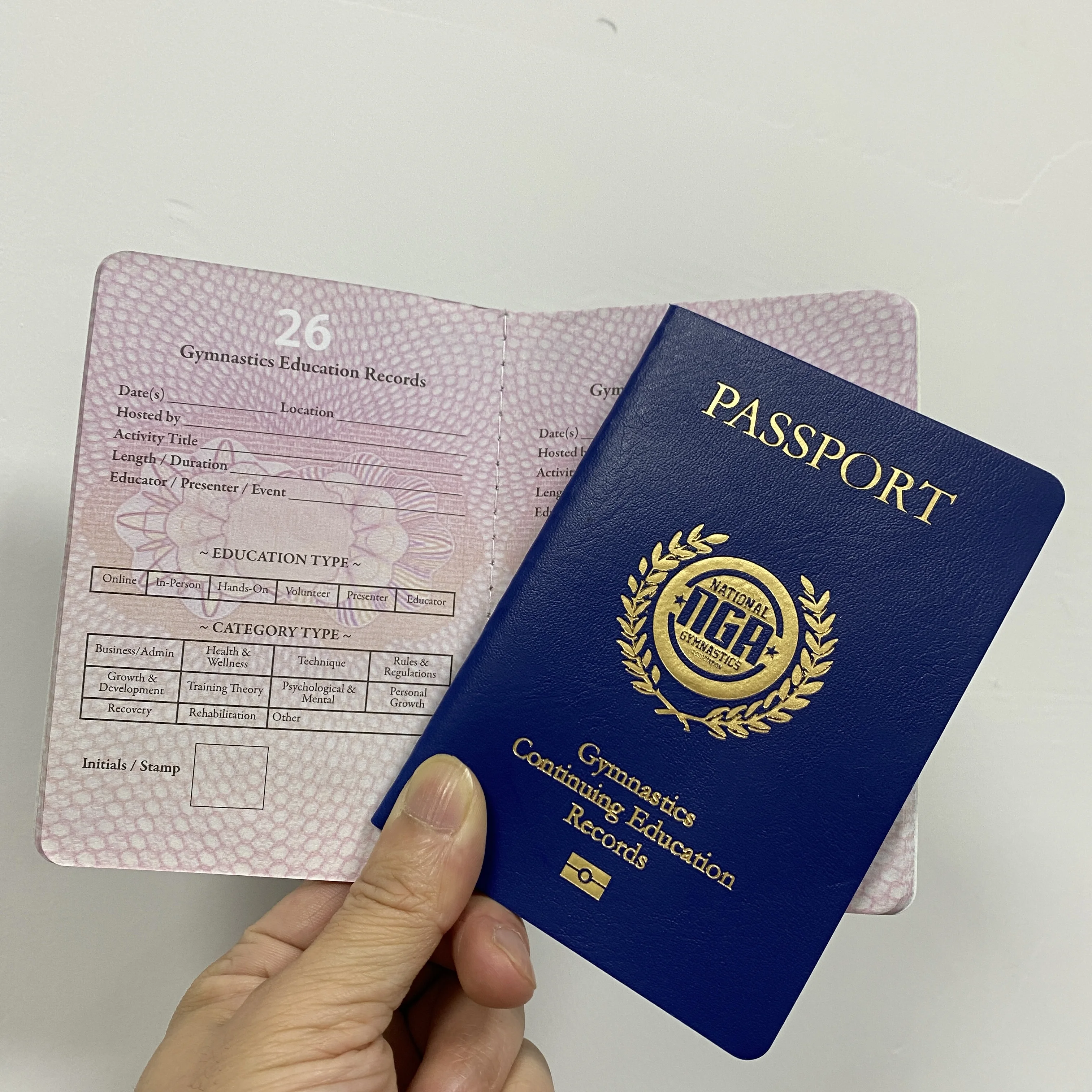 Custom Cheap Member documents prop passport booklet Printing Services Printing