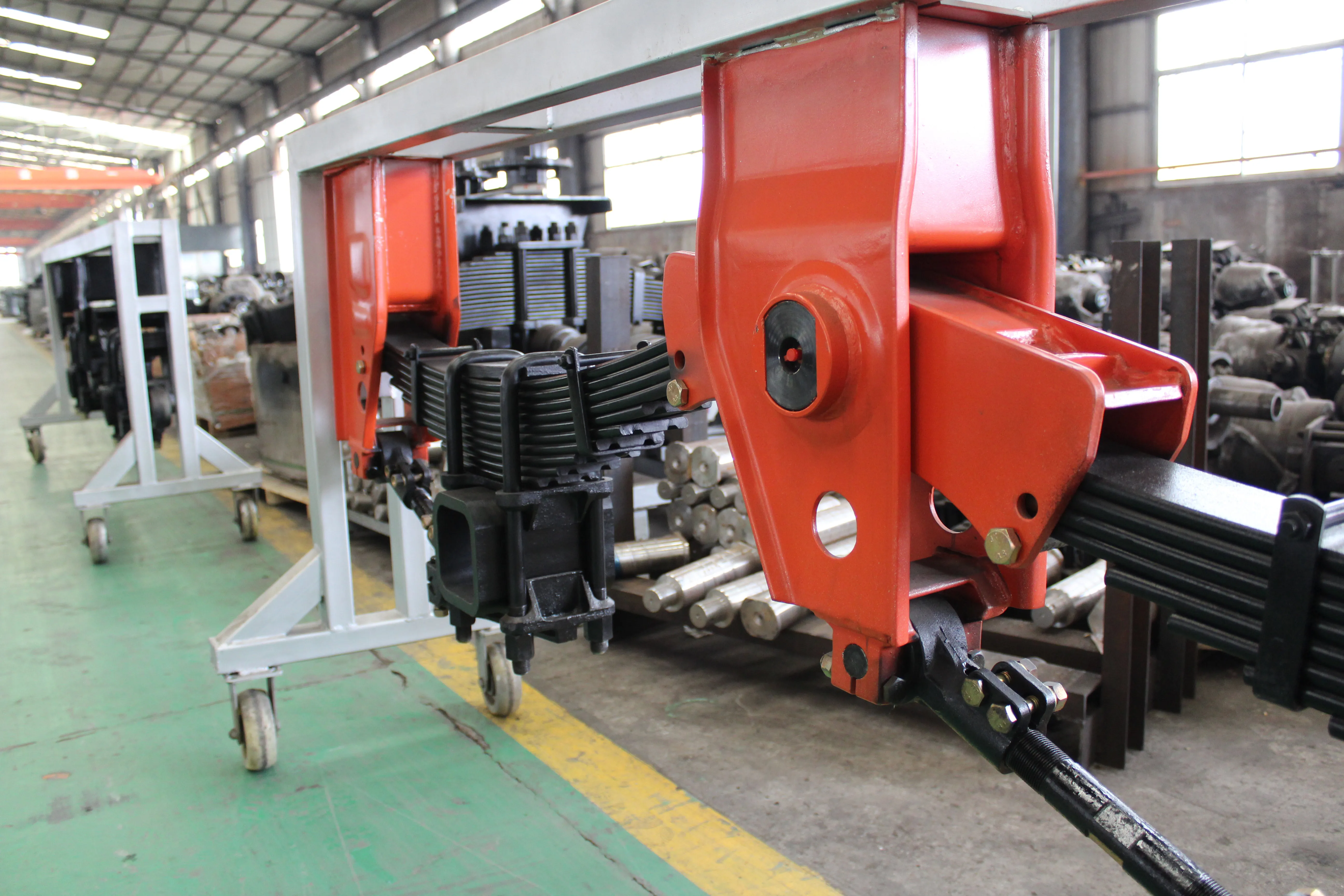 heavy duty America type suspension  Tridem  3 axle  Mechanical Suspension Trailer Spare Parts with sale