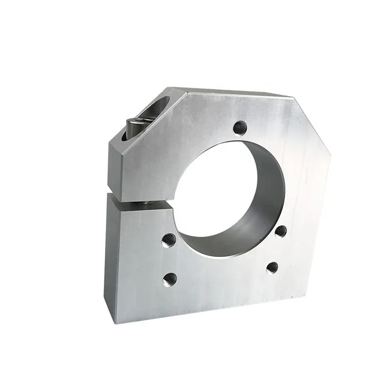 Oem Custom Precision Anodizing Aluminum Alloy Spindle Mount Base Adapter Cnc Machining Milling Parts