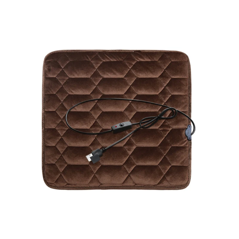 A two-purpose heated seat cushion for a family car  / USB interface 5V safe heated seat cushion