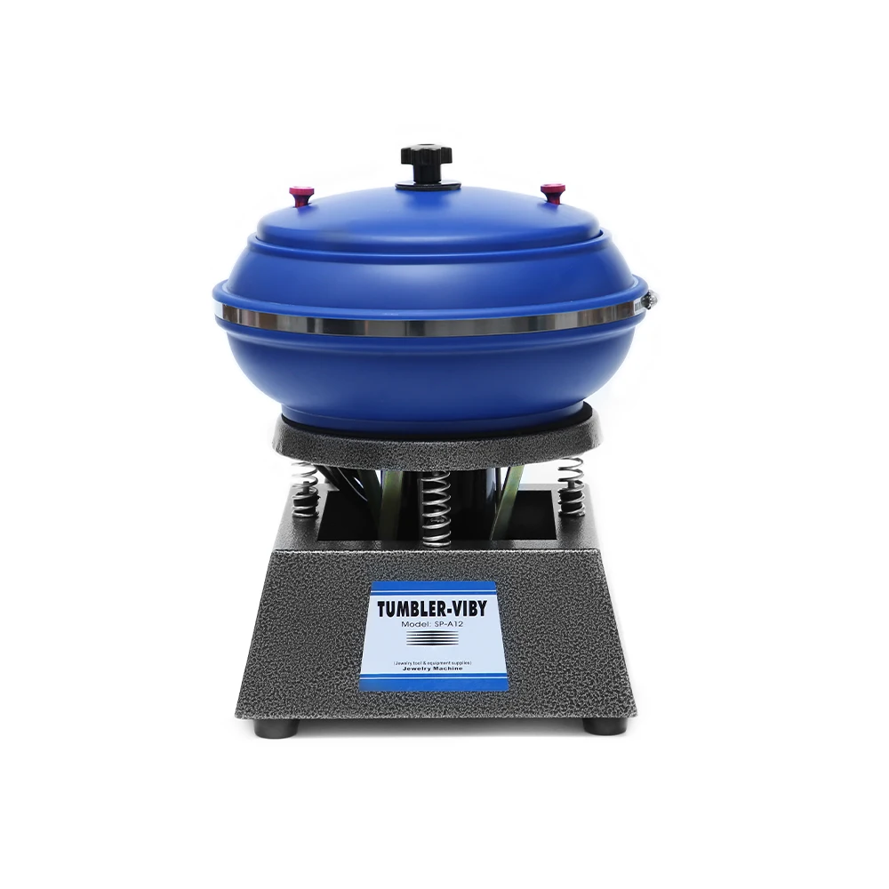 Hot Selling Jewelry Tools Equipment Vibration Polisher 12 Inch for Jewelry Metal Vibrating Tumbler Polishing Machine LK-SPA12