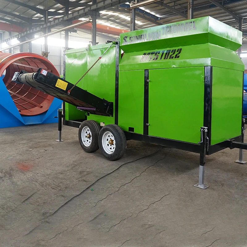 China Supplier Direct Fertilizer Sorting Equipment Compost Trommel Sieve