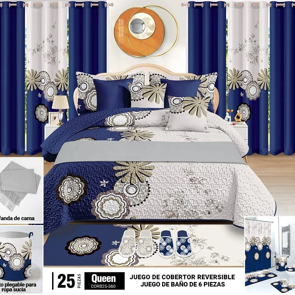 Luxury Customized Wholesale Sheet Set With Curtains 3d Printed Microfiber Cotton Bed Set Big Size