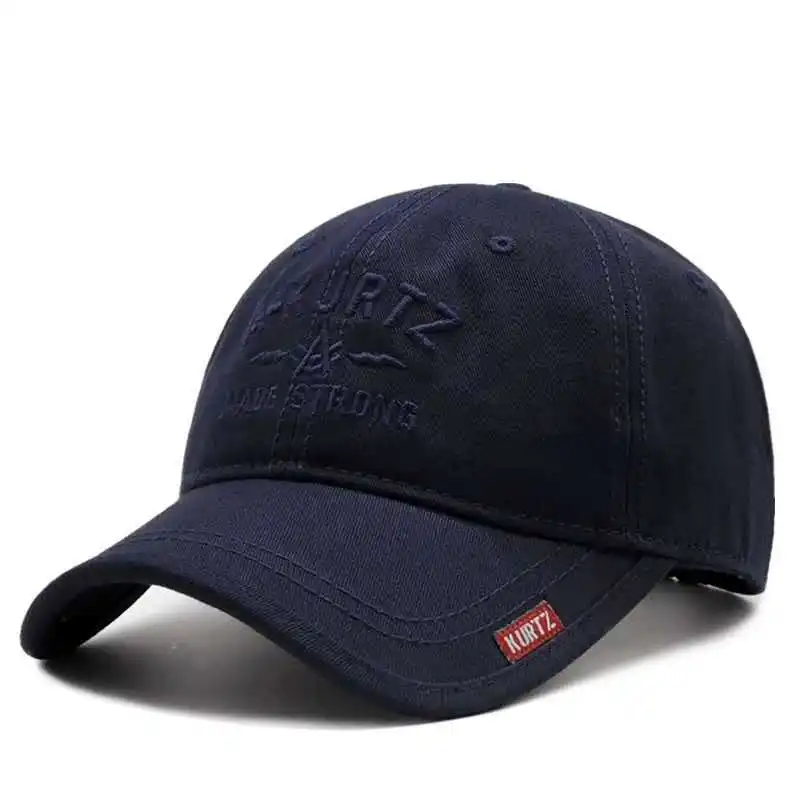 2024 topi korea golf sports caps for men custom embroidery logo 100% cotton unstructured dad hats