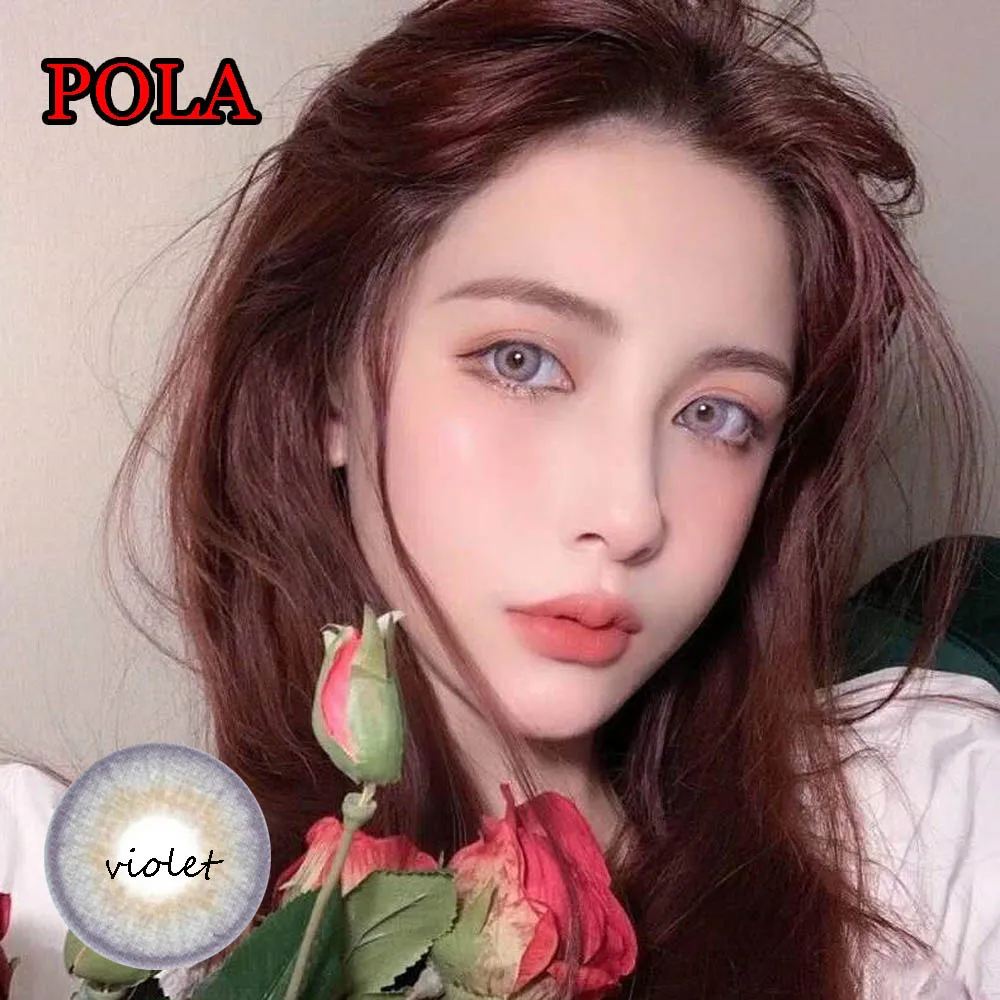 wholesale cosmetic fashion eyewear high quality soft color contact lenses POLA