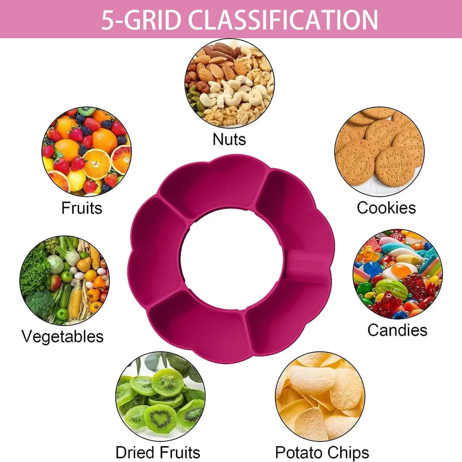 Reusable Snack Ring for Home Snack Container for Stanley Cup Accessories