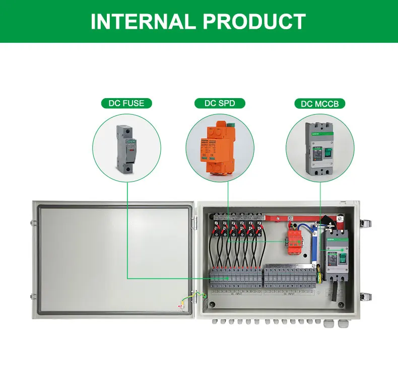 solar pv 12 string 1000V Combiner Box For Solar Panels