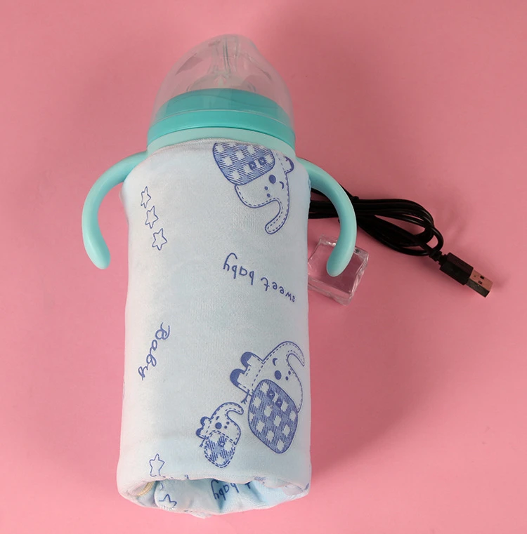 2019 new design electric baby bottle warmer portable cloth foldable usb baby bottle heater
