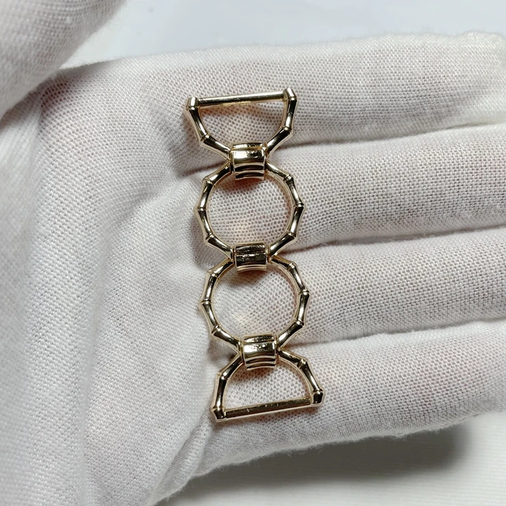 Wholesale Fashion Dring Chain Metal Clothing Accessory for swimwear handbags