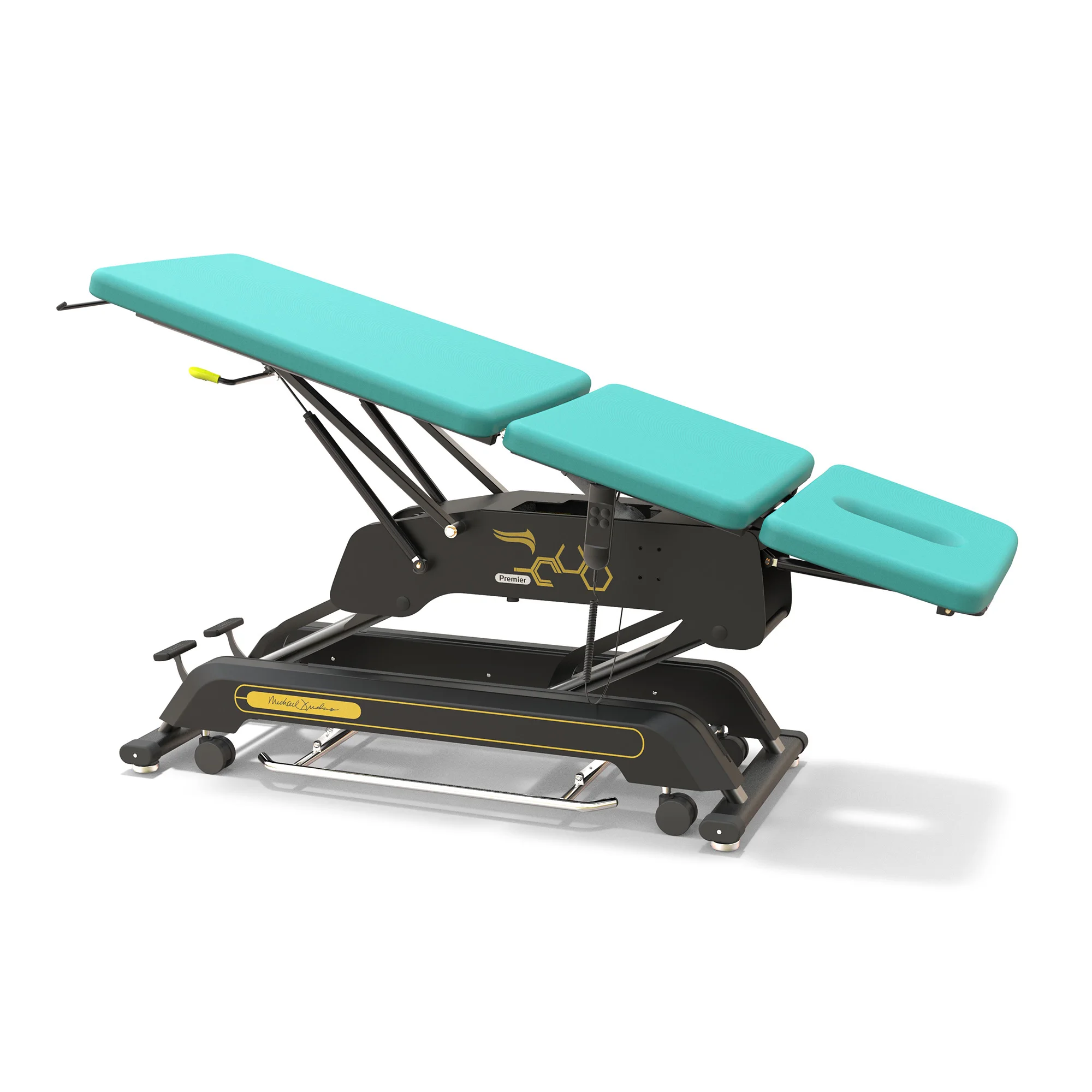 Camino-Infinity Factory Custom Spilt Leg Powered Adjust Height Electric Acupuncture Bed Treatment Table Clinical Bed with Wheels