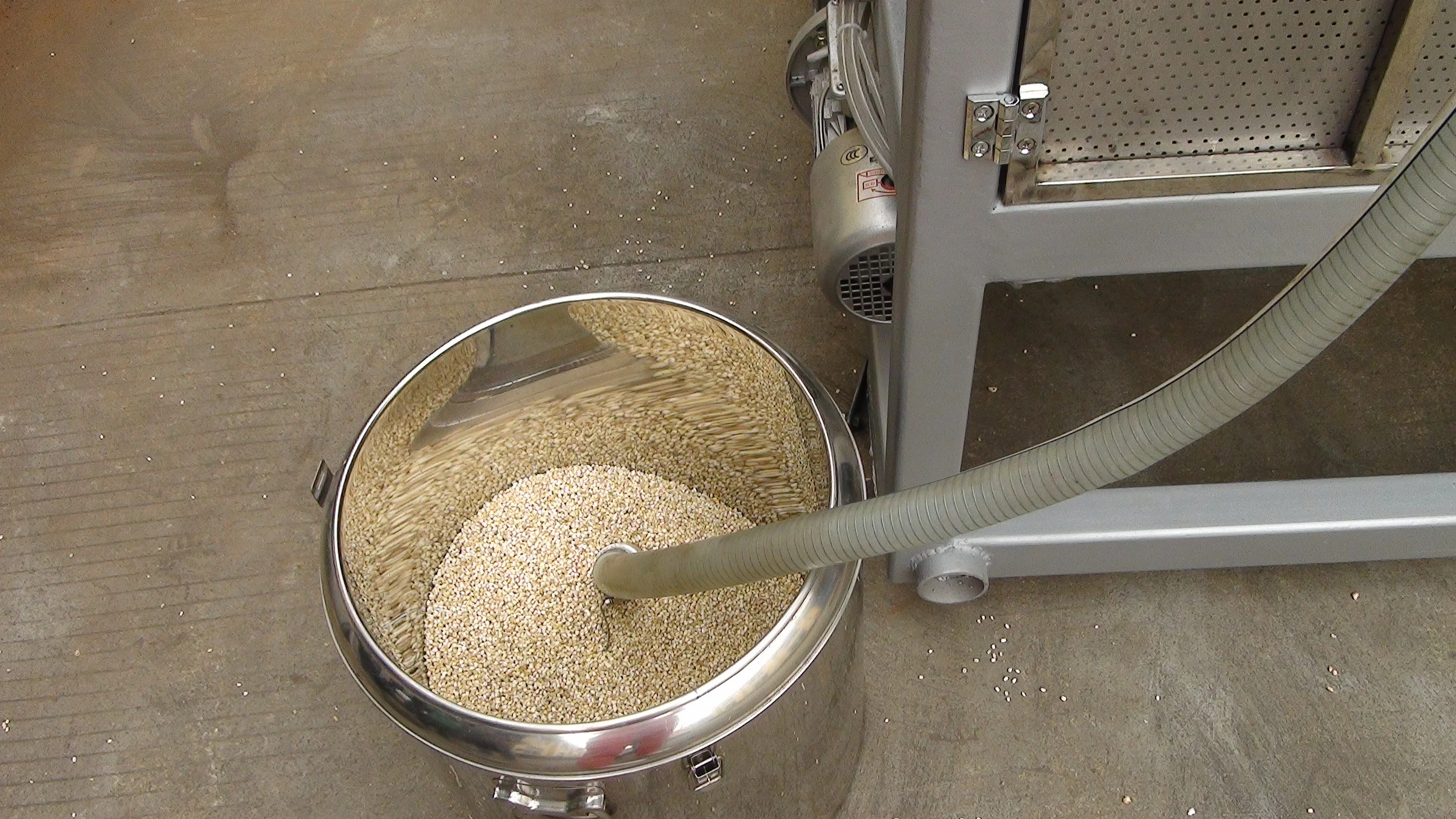 automatic type air flow grain puffing wheat popping machine