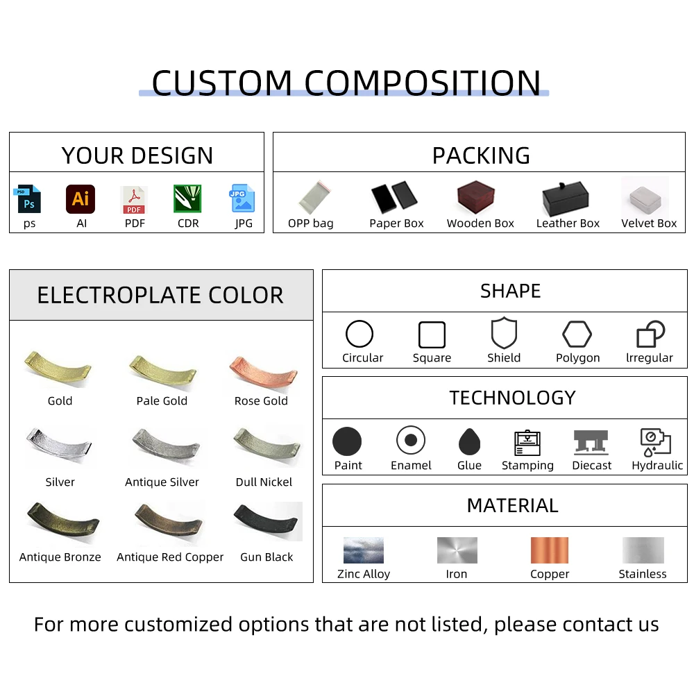 RSD Factory Direct OEM ODM Metal Snap Button for Arabic Robe Thobe Zinc Alloy Pattern Logo Brand Custom 4 Part Buttons for Shirt