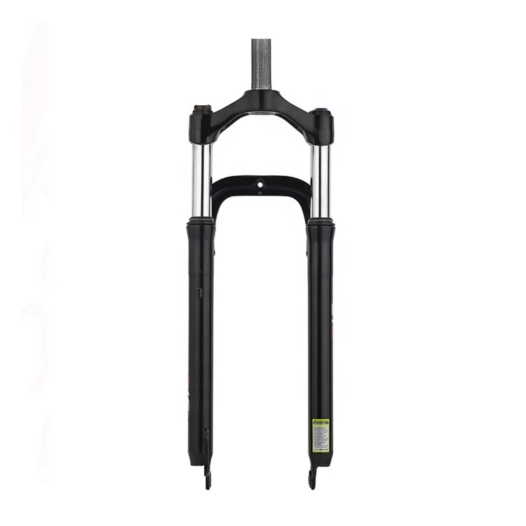 factory distributor e-bike fork suspension 20inch 24inch 26inch mountain bike suspension fork steel fork