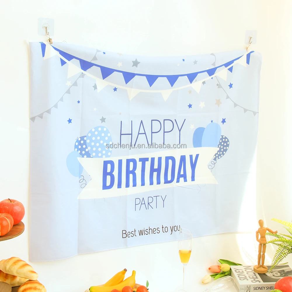 Kids Pajama Man Birthday Party Backdrop Banner Wall Hanging Photo Photography Backdrop Kids Superhero Party Decoration Supplies