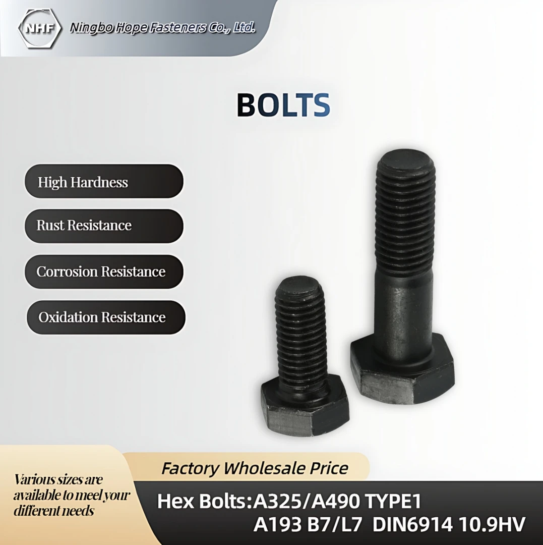 ASTM A325 Type 1 Heavy Hex Structural Bolts