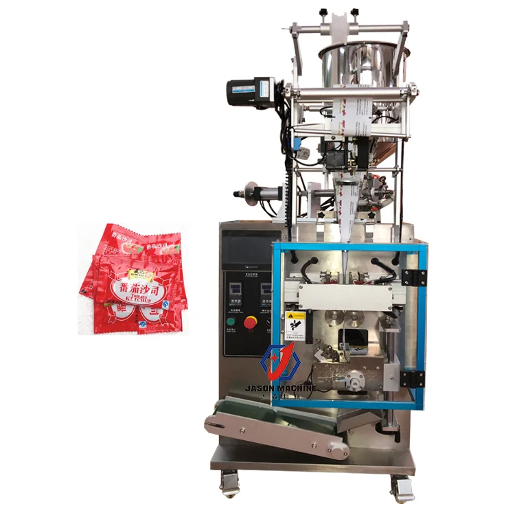 Automatic chilli sauce tomato paste filling and sealing packaging machine