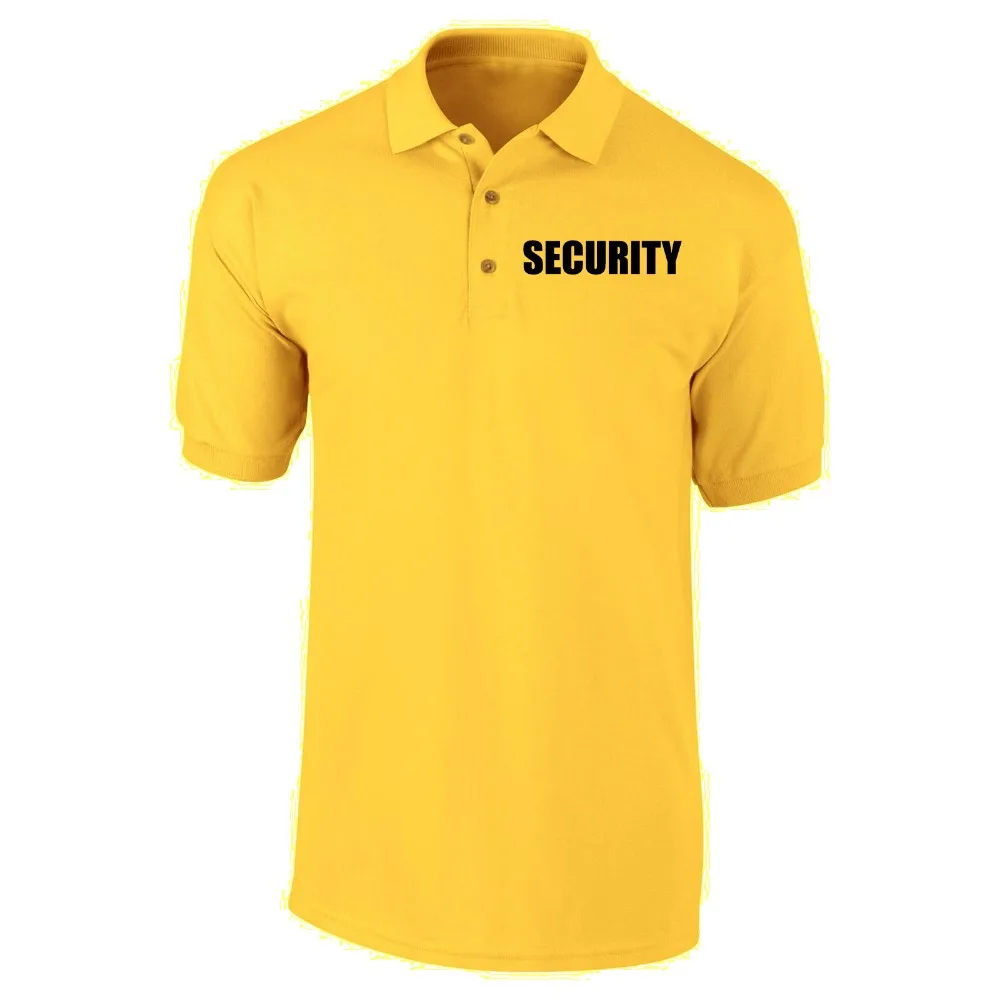 
First Class Security Guard Polo Shirt, Embroidered Printed Logo Security uniform 