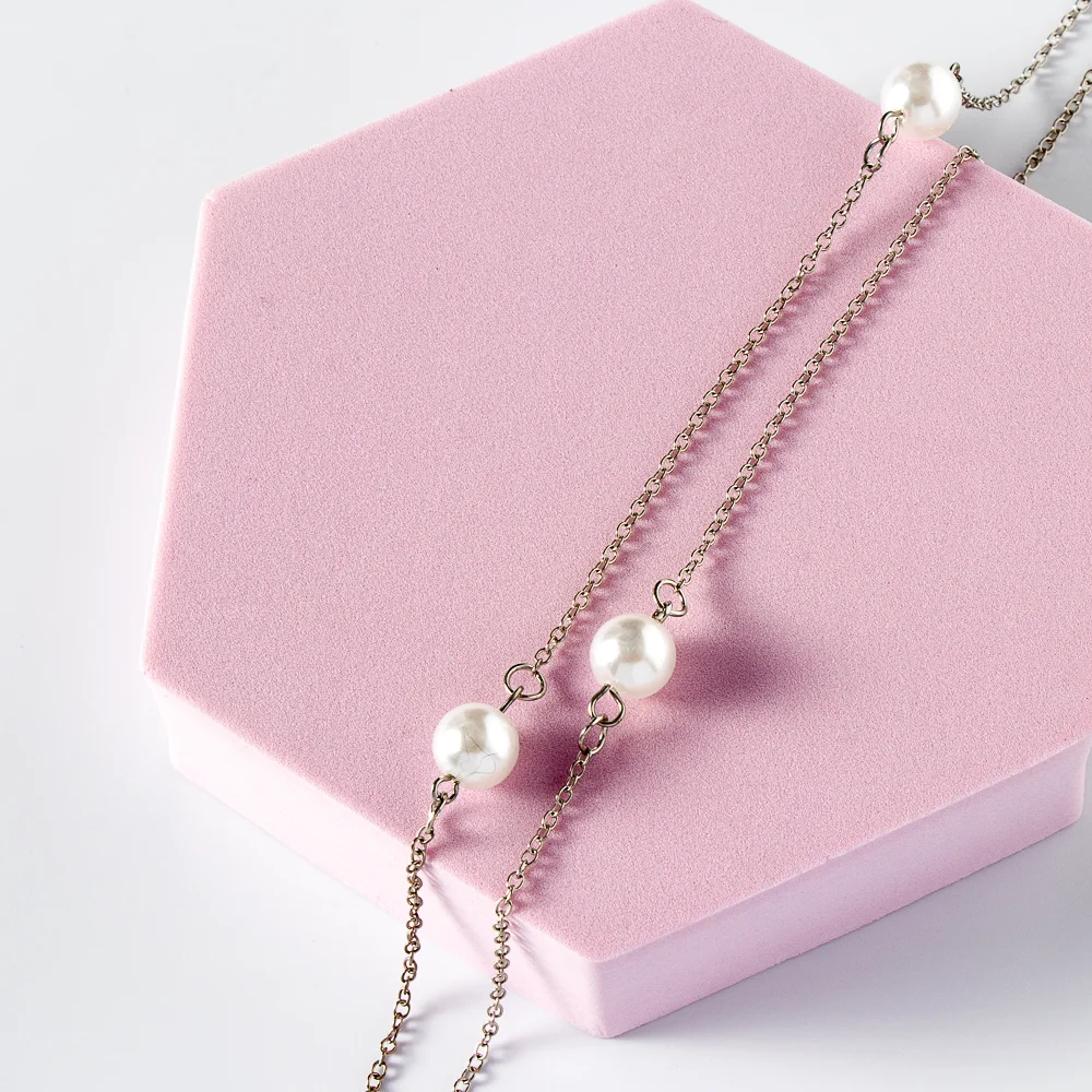 High Quality Eyewear Decoration Chain with Pearls for Glasses