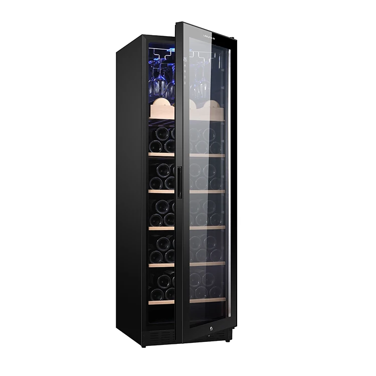 LANYI Hot Sale LZ-270L1 Wine Cooler 101 Bottle Wine Chiller Single Door Low Noise Wine Cooler Refrigerator