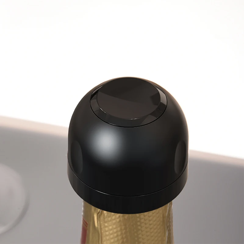 
Automatic Easy-Seal Champagne Wine Bottle Stopper Plastic 