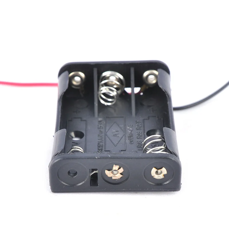 3aaa Battery Holder 4.5V aaa UM4*4 Battery Cell Case with Wire Leads