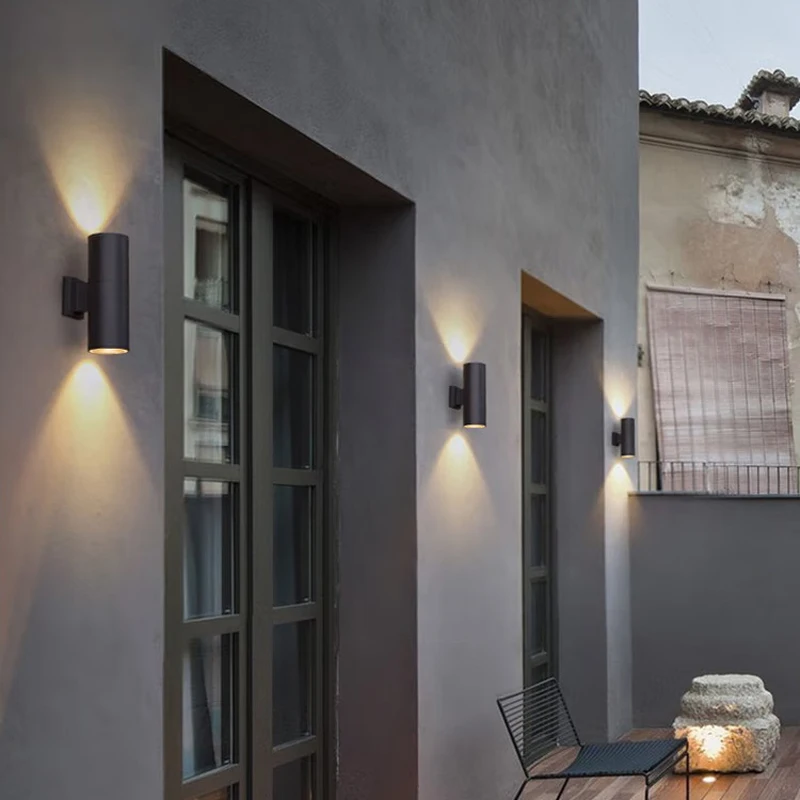 LED Outdoor Waterproof Wall Washing Lamp in the Corridor of Villa Real Estate Garden Hotel