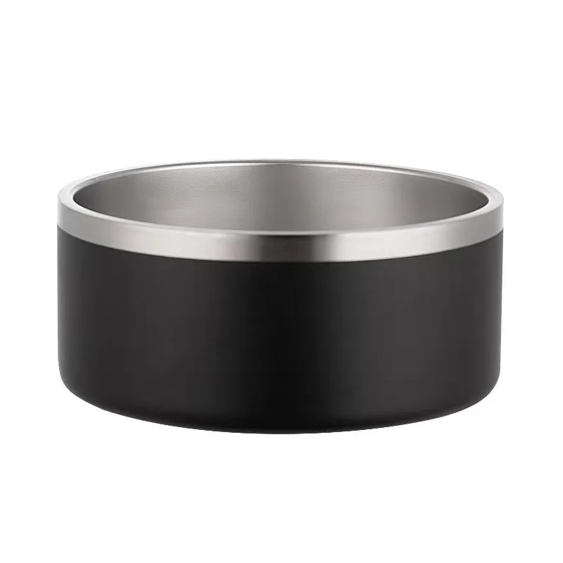 Stainless Steel Dog Bowl Cats Pet Food Water Dish Feeding for Large Medium Small Breed Dogs