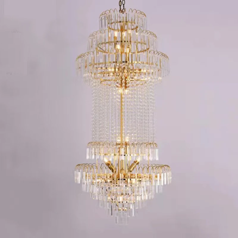 New design Luxury Chandelier Silver Gold Chandelier Ceiling Light Wedding For Parties