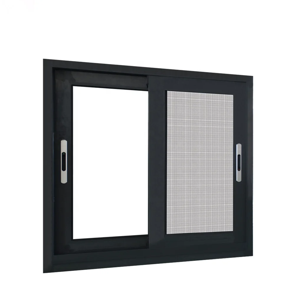 Soundproof Modern House Window Design Tempered Glass Thermal Break Sliding Aluminum Windows