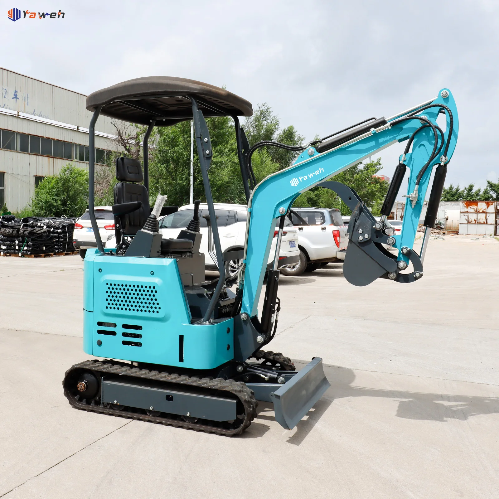 Yaweh undercarriage hrubber coupling for mini excavator xn16  breaker 1.8 ton  post driver cabin  for sale australia canada
