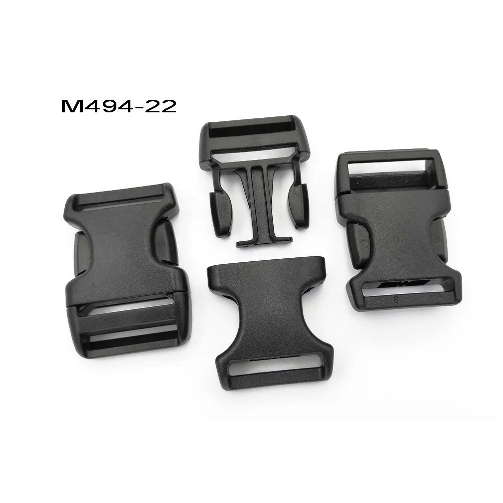 3/4 Inch Curved Contoured Paracord Bracelet Clips Plastic Quick Side Release Buckles for Paracord Bracelets Clasps Masks