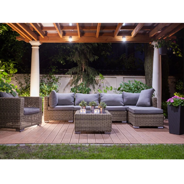 Плетеная корзина для белый ротанга патио диваном набор по индивидуальному заказу мебель из ротанга сада диван для наружного пользования, набор