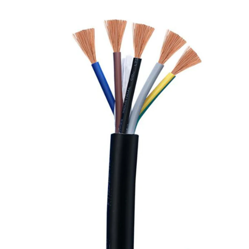 Customizable AWM UL 2570 Fire Resistant Cable 1.5mm 2.5mm Multi Core PVC Jacket Shielding Type Flex Power Cable