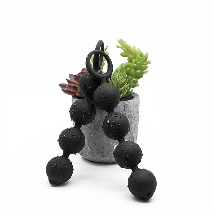 Big Anal Balls For Woman Men Big Butt Plug Silicone Anal Beads with Pull Ring