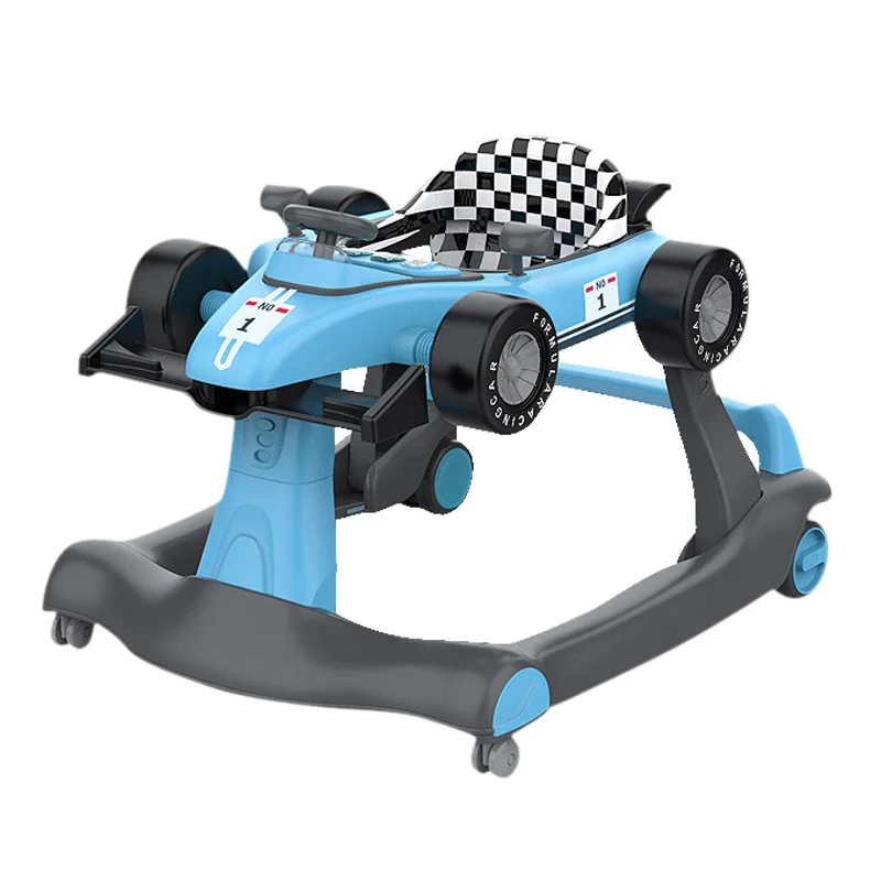Baby Walkers Activity Push Walker  Adjustable Heights, Smooth Wheels Adjustable Speed Foldable Car Walker for Baby Boys Girls