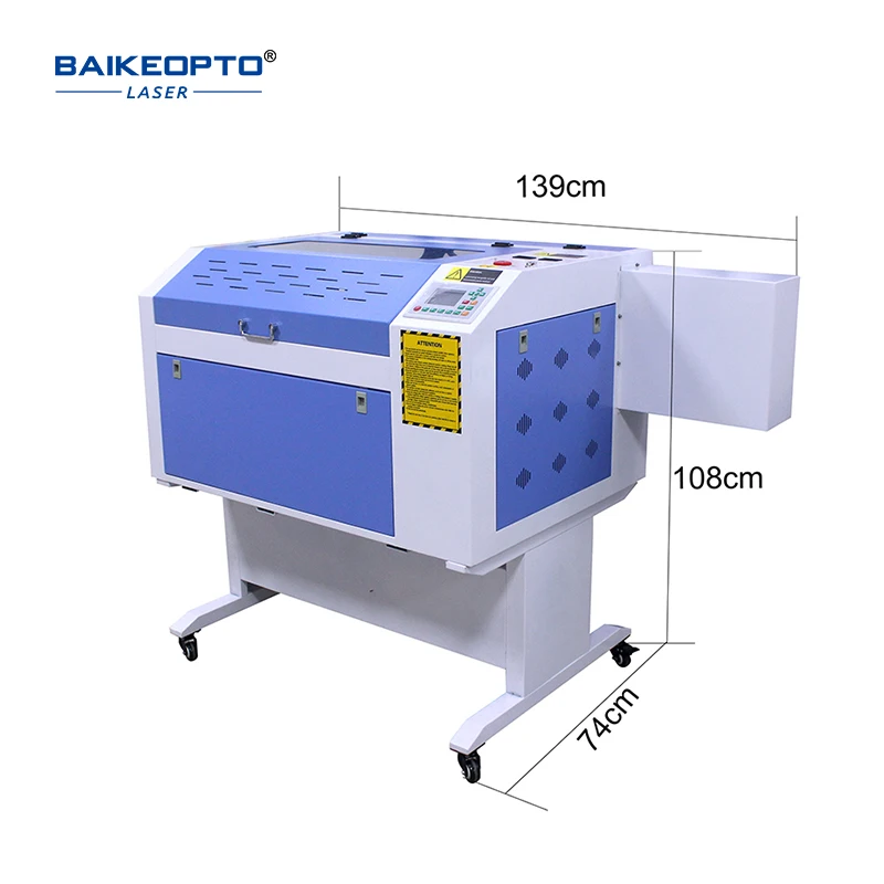 6040 100W 3D Carbon Dioxide Laser Engraving and Cutting Machine for Wood Plastic Glass