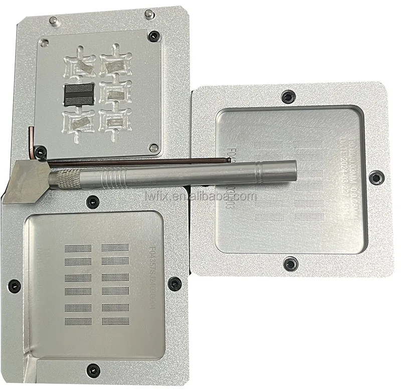 Direct Heat BGA Stencil Reballing Kit Electronics Production Machinery Fit for Solder Balls Rework Station