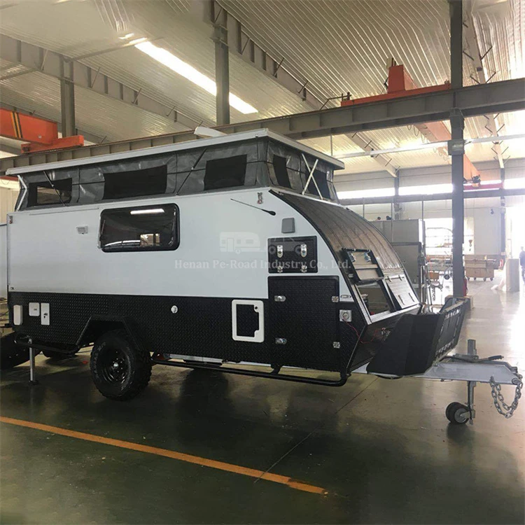 New Design Full Equipment 6M Camper Van Camping Travel Rv Tent Trailer Off Raod Caravan Australian Standard