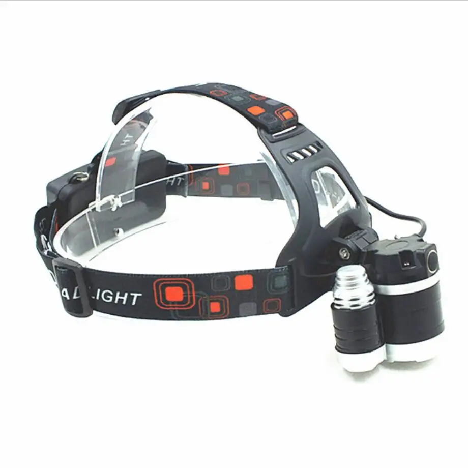 Waterproof LED Head Lamp Head Mounted Flashlight for Camping Fishing Hunting or Outdoor Works at Night