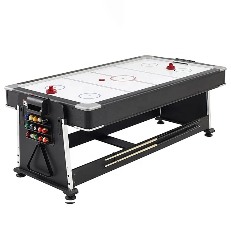 Best-selling 4 in 1 multifunctional game table Conference ice hockey tennis billiard table