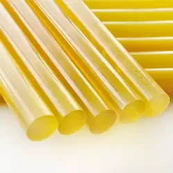 China 7mm 11mm High Transparent Colorful Glue Sticks Hot Melt Glue Stick