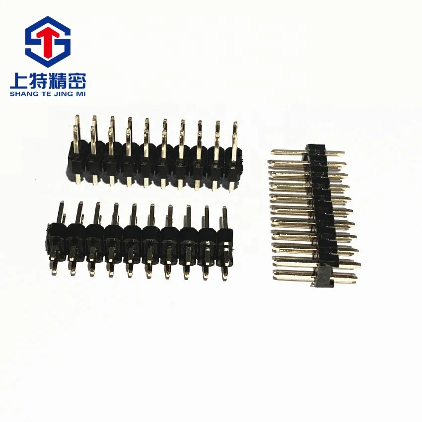 Factory Single Double Row 2.54mm PH 2X10P 13MM H Pin Header Female Header Connector