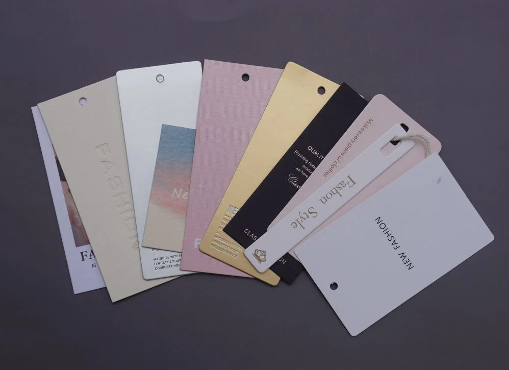 Swing Tag Garment Paper Hangtag, China Clothing Hang Tag, Garment Price Tag