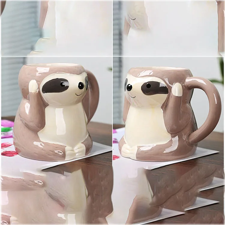 3d Animal Ceramic Mug Custom With Animals Mug Ceramic Coffee Cup For Drinking