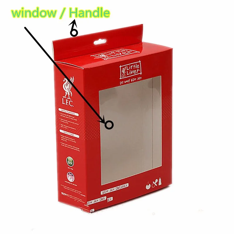 Custom Wholesale Printed logo Red Cardboard Paper Box Camera iphone Digital Product Gift Packaging Box With Window