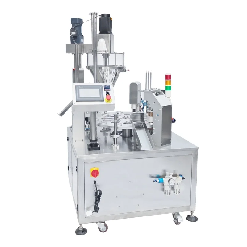 Full Automatic Nespresso Coffee Capsules K cup  Filling Sealing Machine coffee capsule filling machine