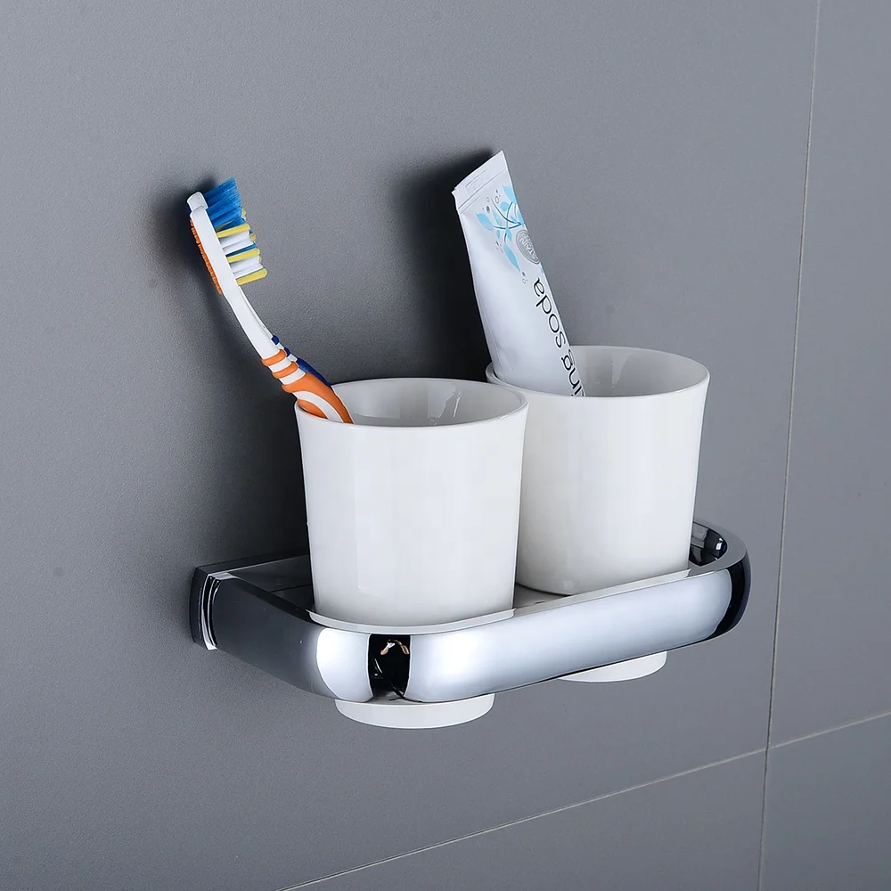 Modern Hotel Towel Rail Bar Towel Rack Chrome Brass Bathroom Accessories Set